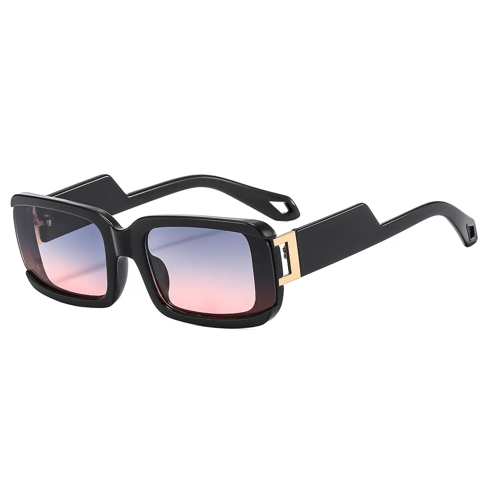 Accessories Vintage Square Frame Leopard Sunglasses