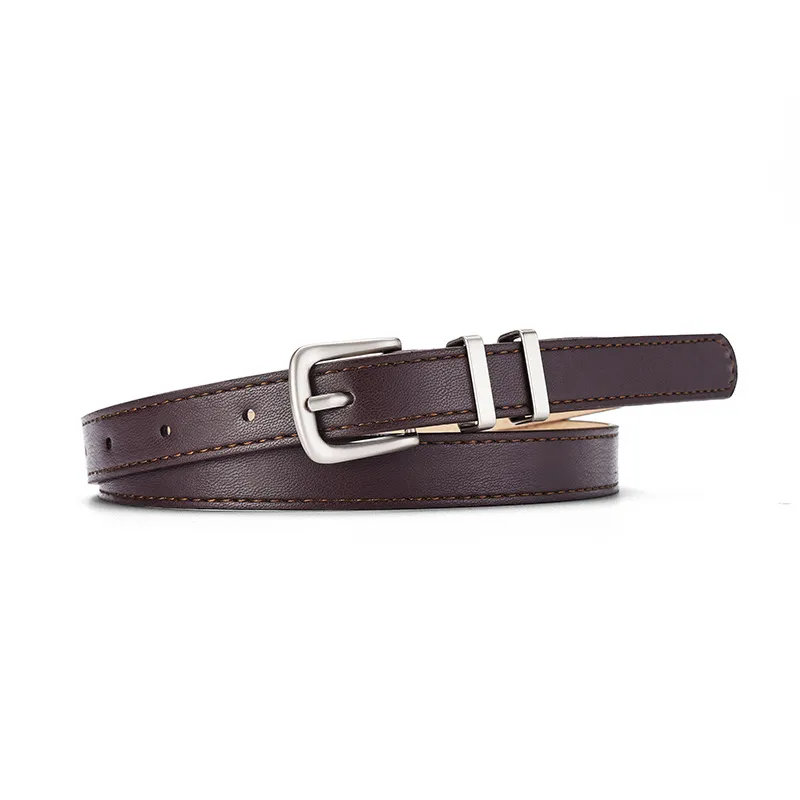 Accessories Women Simple Multicolor Thin Belt