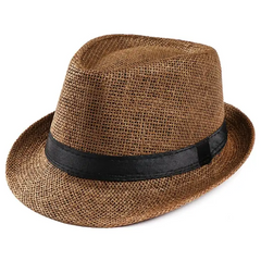 Accessories Unisex Flax Woven Sun Hats