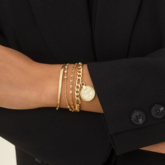 Accessories Vintage Star Pendant Multilayer Bracelet