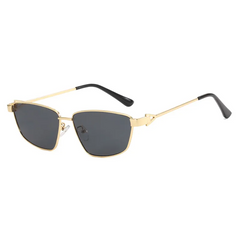 Accessories Unisex Vintage Square Metal Frame Sunglasses
