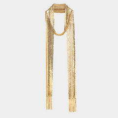 Accessories Women Metallic Sequin Scarf