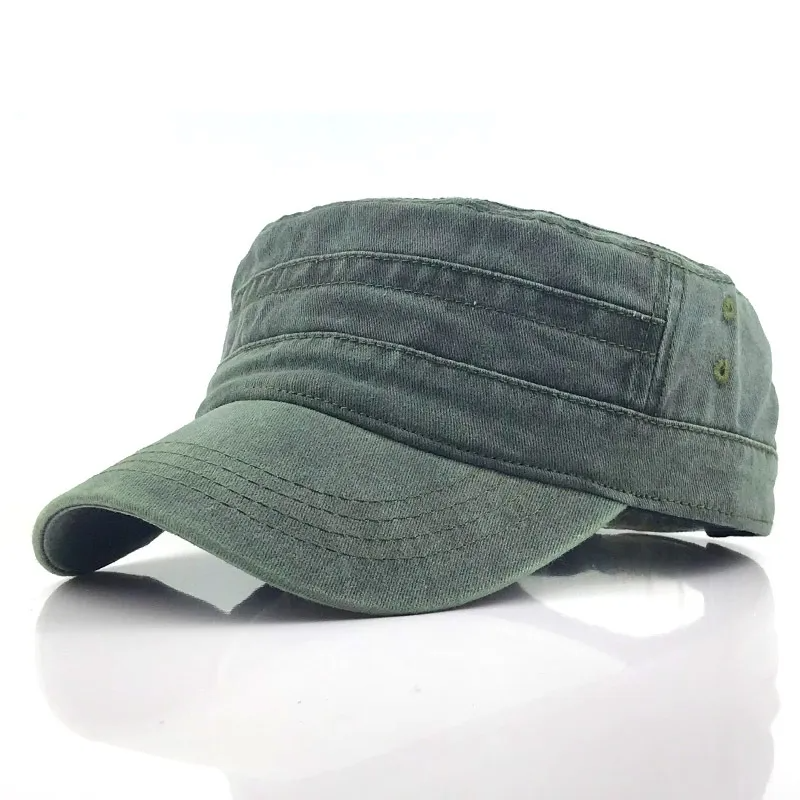 Accessories Men Vintage Washed Flat Caps