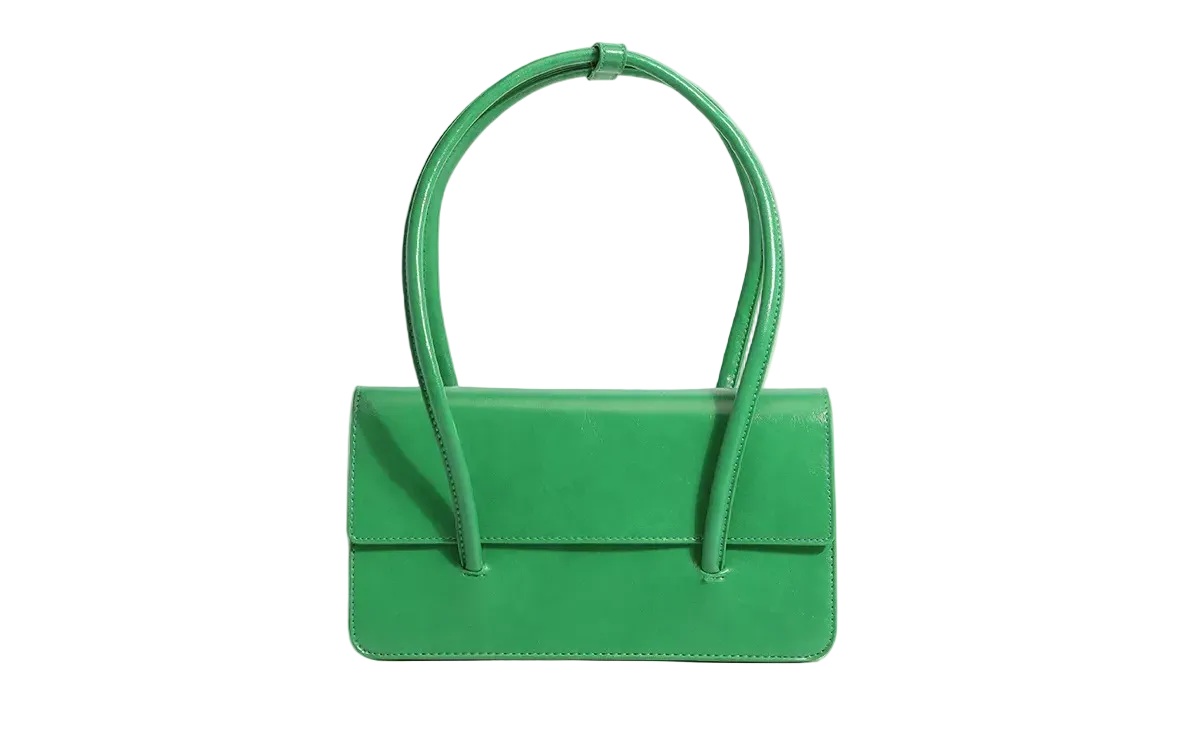 Accessories Women Leather Baguette Shoulder Tote Bag