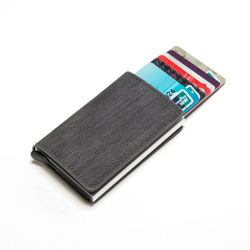 Accessories Men Anti-Theft Anti-Magnetic Aluminum Alloy Card Holder