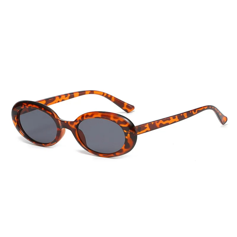 Accessories Women Oval Small Frame Jelly Sunglasses
