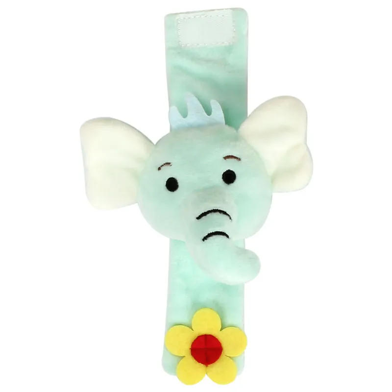 Baby Wrist Strap Animal Shape Hand Rattle