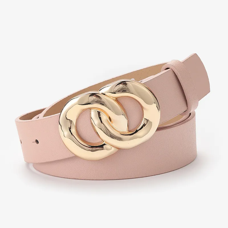 Accessories Women Snap-Button PU Belt