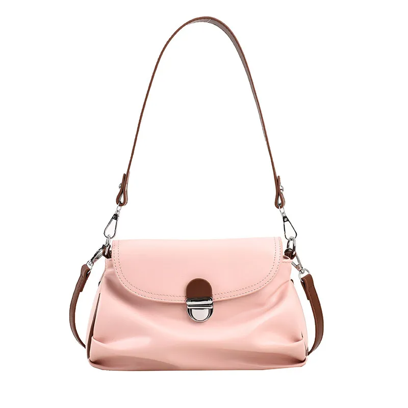 Accessories Women Metal Buckle Flap Shoulder Bag