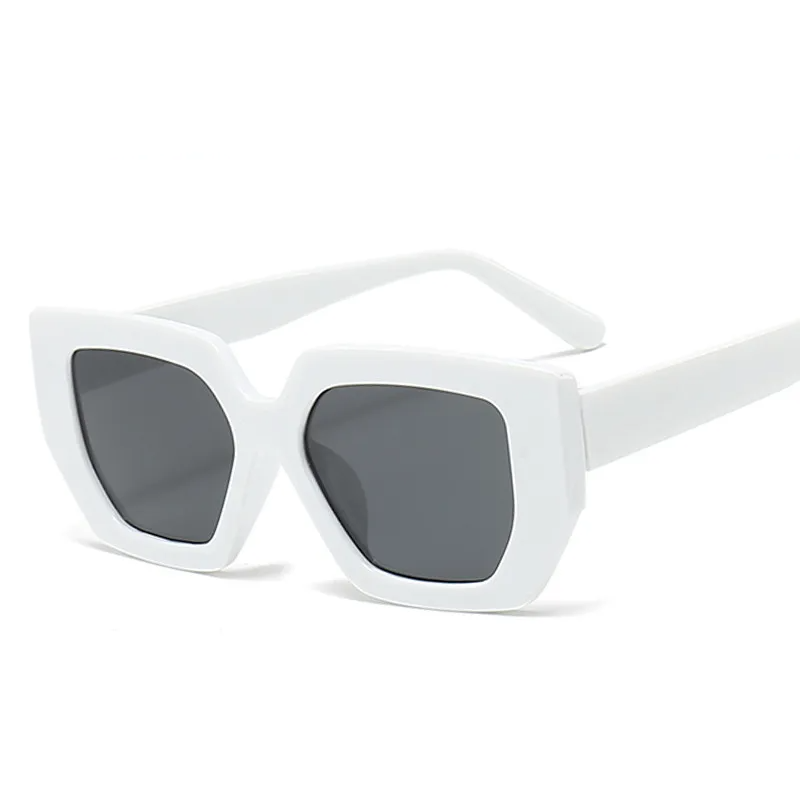 Accessories Women Large Frame Polygon Sunglasses