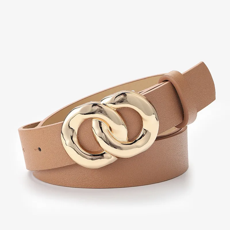 Accessories Women Snap-Button PU Belt