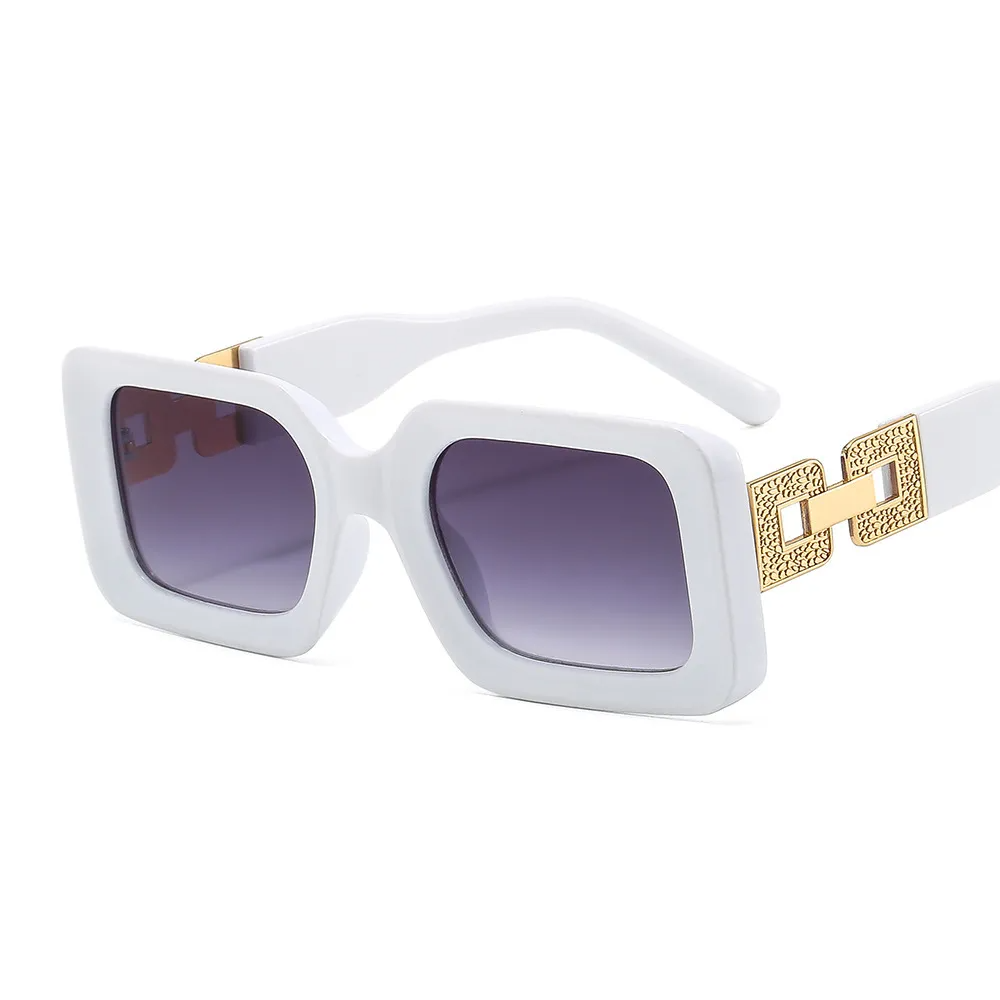 Accessories Unisex Square Thick Frame Sunglasses