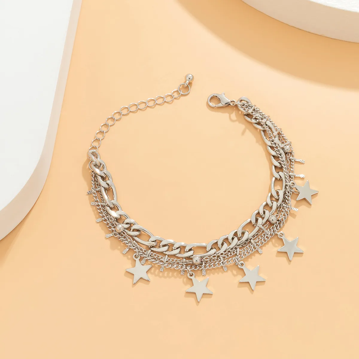 Accessories Vintage Star Pendant Multilayer Bracelet