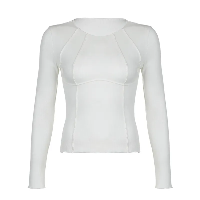Women Casual Knit Long Sleeve T-Shirt