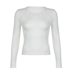 Women Casual Knit Long Sleeve T-Shirt