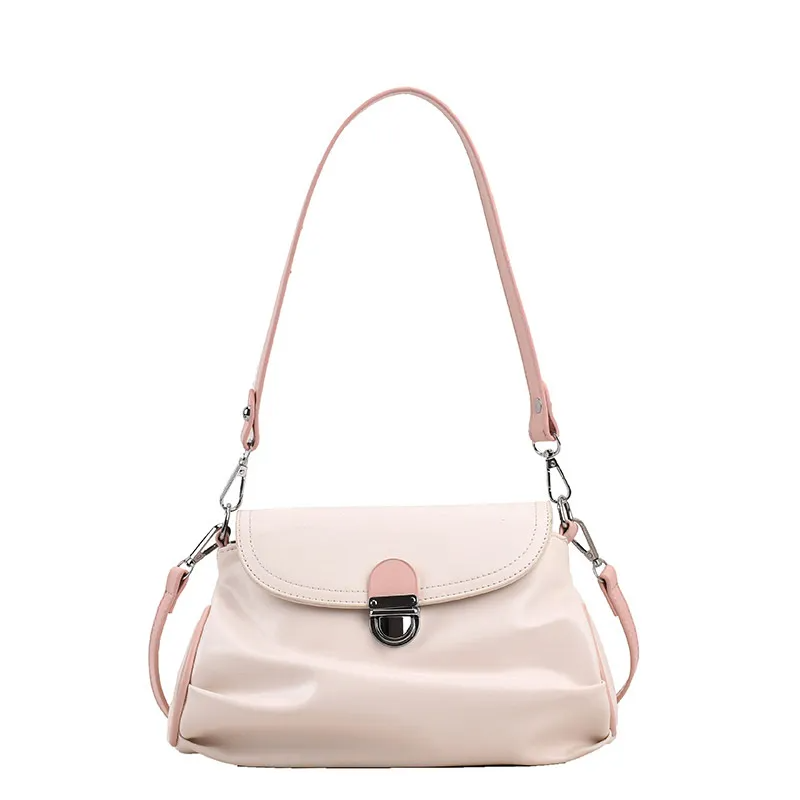 Accessories Women Metal Buckle Flap Shoulder Bag