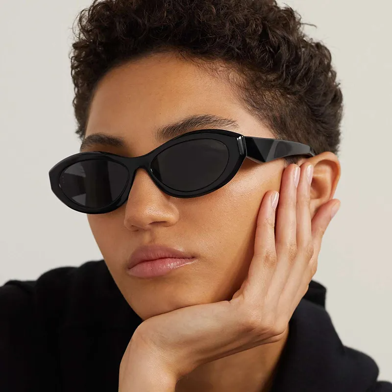 Accessories Women Oval Cat Eye Sunglasses
