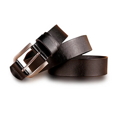 Accessories Men Top Grade Silver Alloy Buckle Leisure Belt