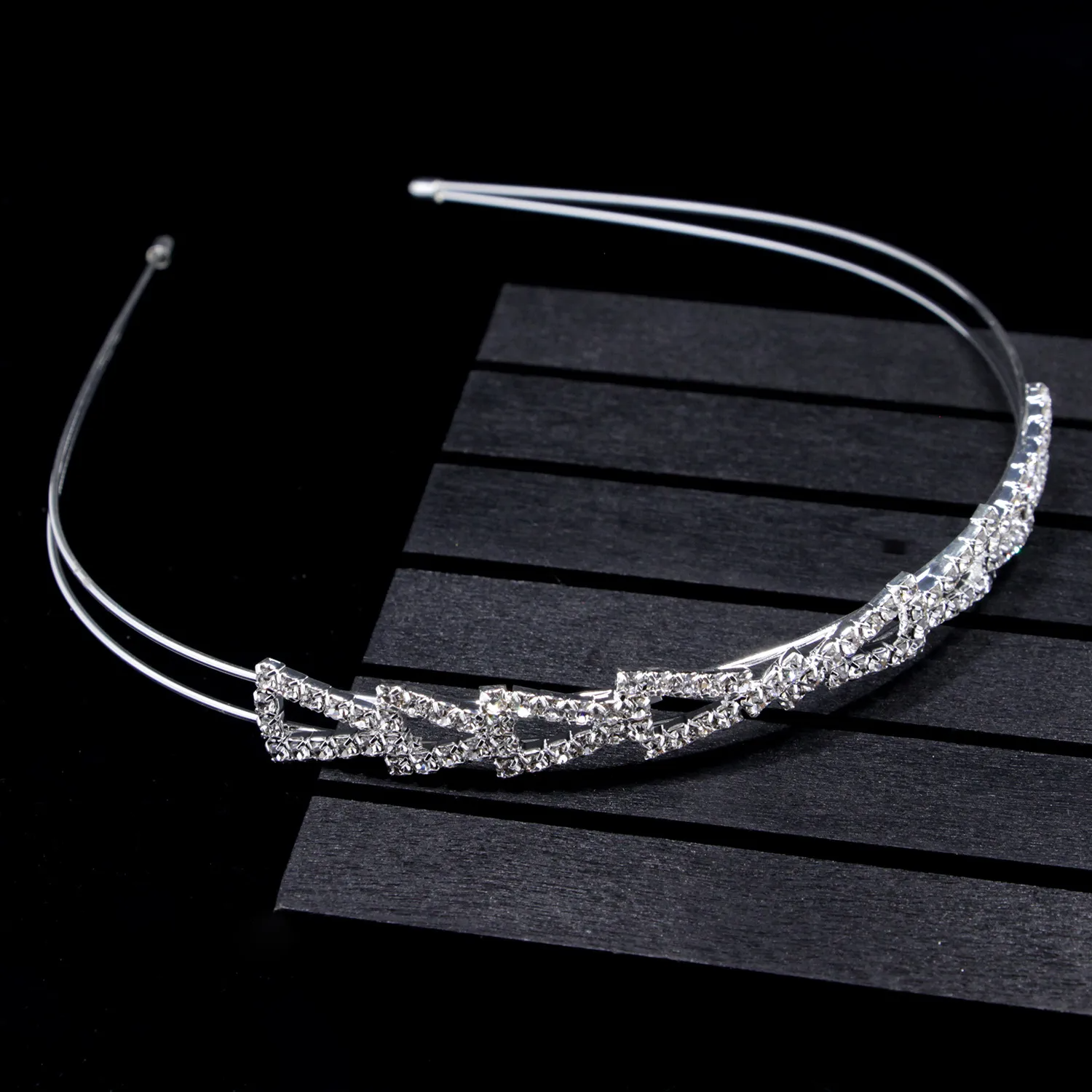 Accessories Women Rhinestone Bowknot Wedding Bride Tiara
