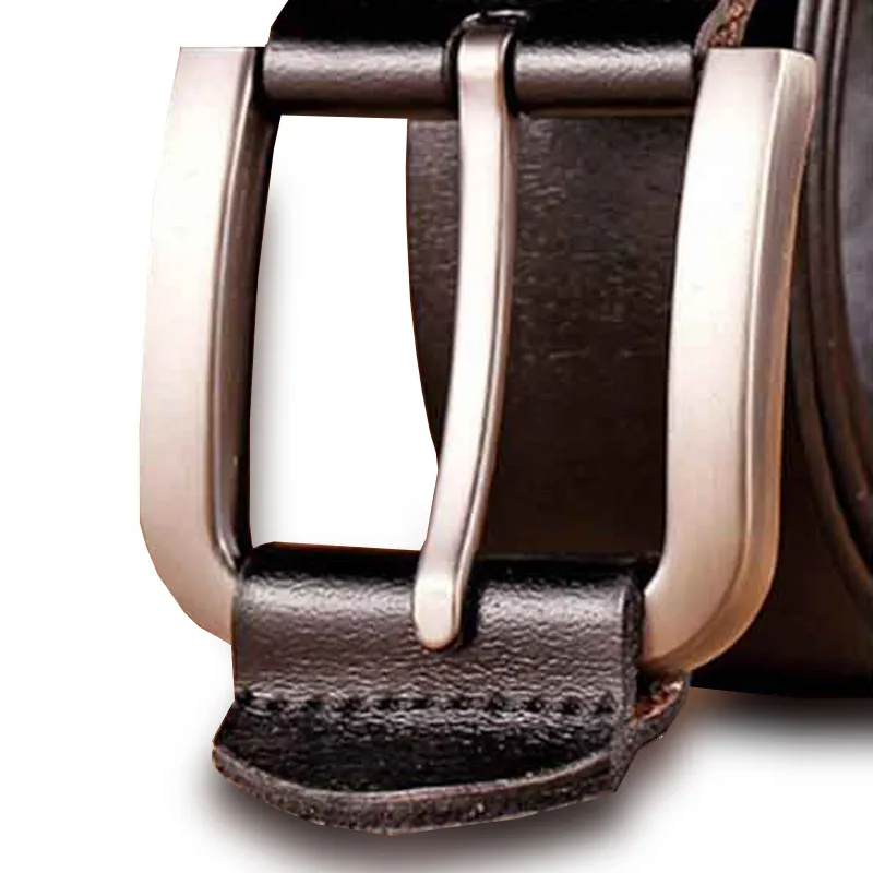 Accessories Men Top Grade Silver Alloy Buckle Leisure Belt