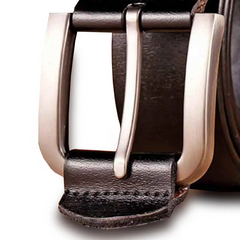 Accessories Men Top Grade Silver Alloy Buckle Leisure Belt