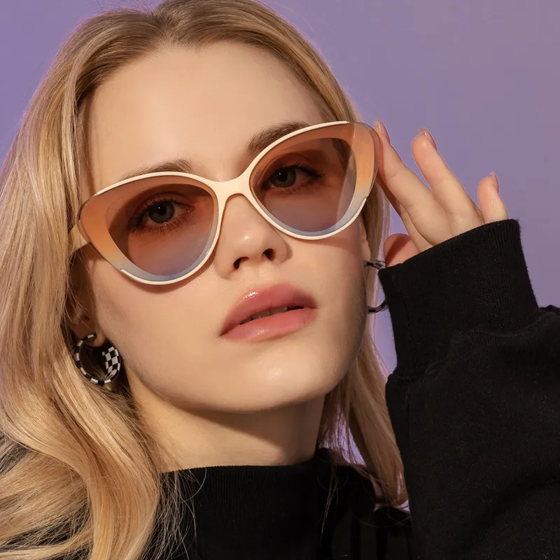 Accessories Women Cat Eye Shaped Frame Sunglasses