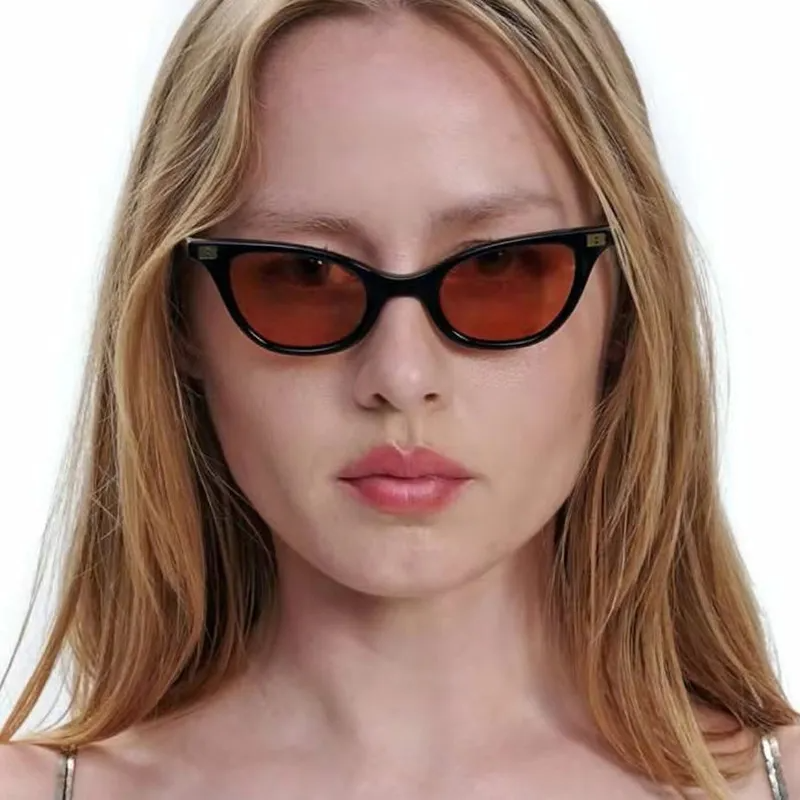 Accessories Small Frame Cat Eye Stream Retro Sunglasses