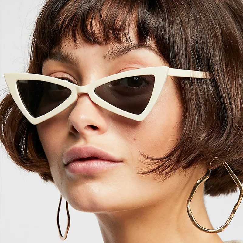 Accessories Women Chic Cat Eye Shaped Frame All-Match Sunglasses