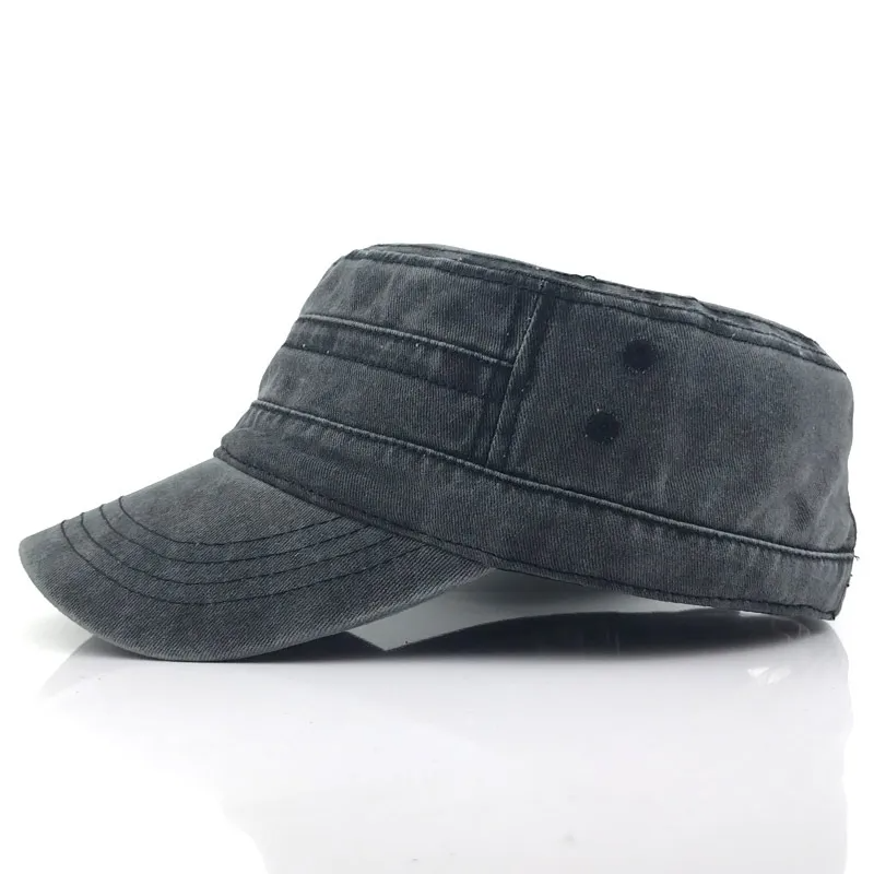Accessories Men Vintage Washed Flat Caps
