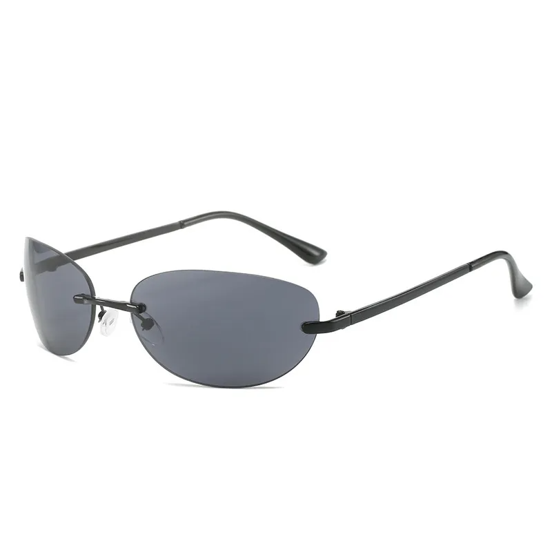 Accessories Women Cat-Eye Rimless Sunglasses