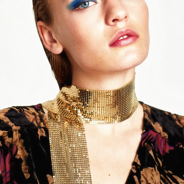 Accessories Women Metallic Sequin Scarf