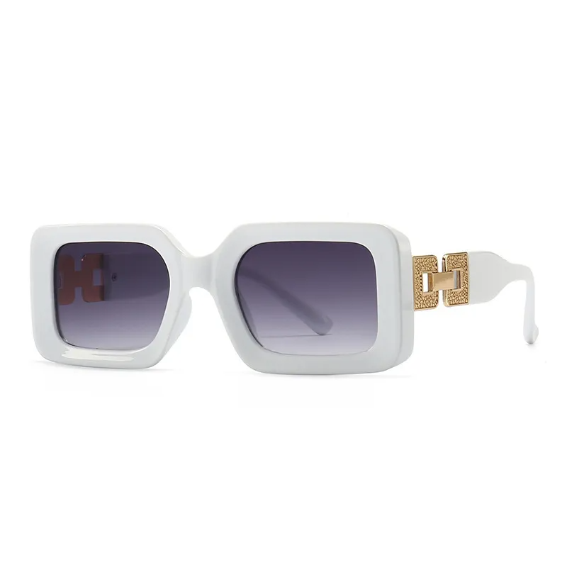 Accessories Unisex Square Thick Frame Sunglasses