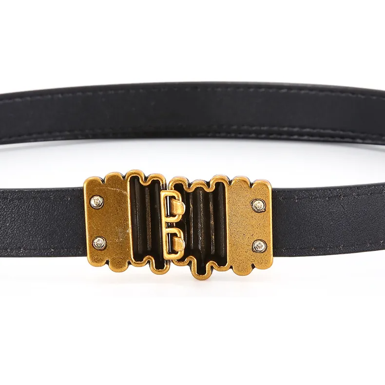 Accessories Women Adjustable Metal Hoop Decor Thin Belt
