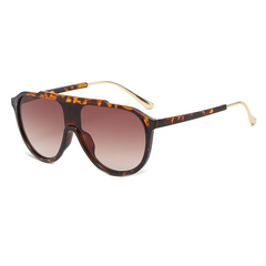 Accessories Unisex Big Frame All-Match One-Piece Sunglasses