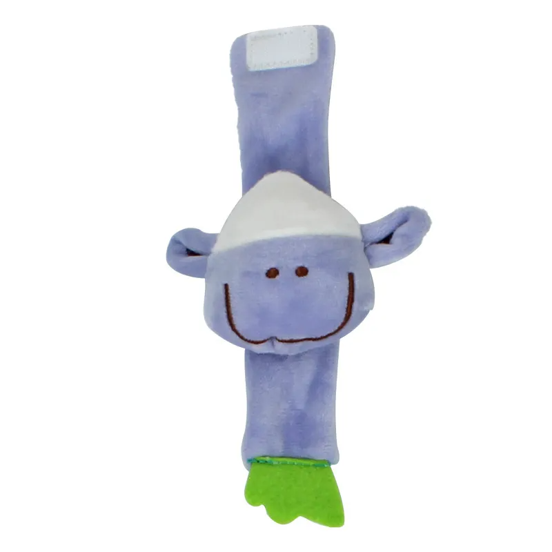 Baby Wrist Strap Animal Shape Hand Rattle