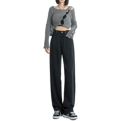 Women Casual High Waist Straight Jeans
