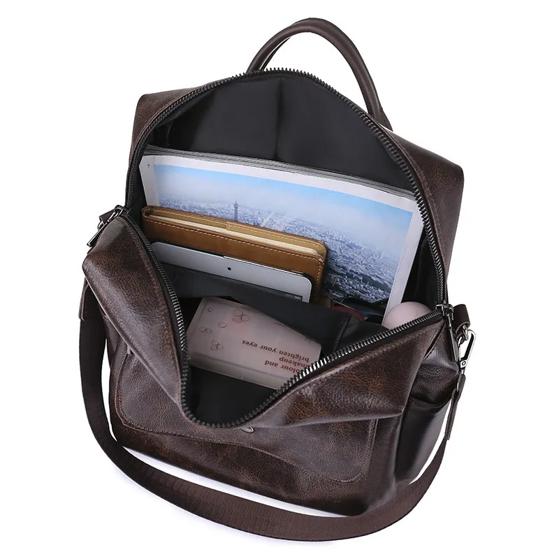 Accessories Women Casual Zipper Large Capacity Backpack