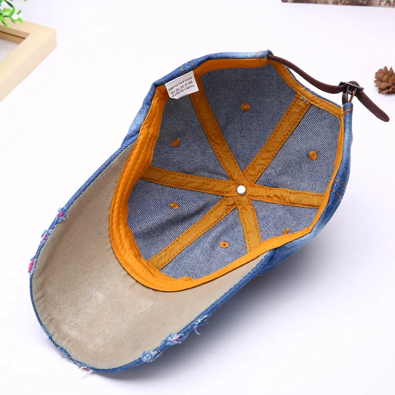 Accessories Unisex Denim Dome Baseball Cap