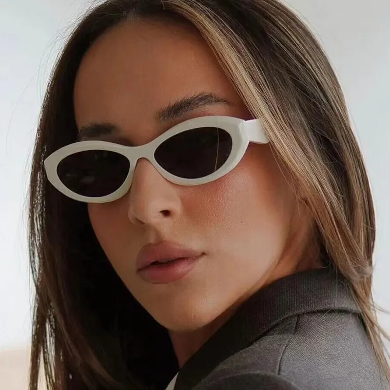 Accessories Women Oval Cat Eye Sunglasses