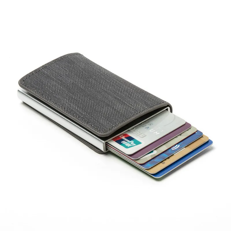 Accessories Men Anti-Theft Anti-Magnetic Aluminum Alloy Card Holder
