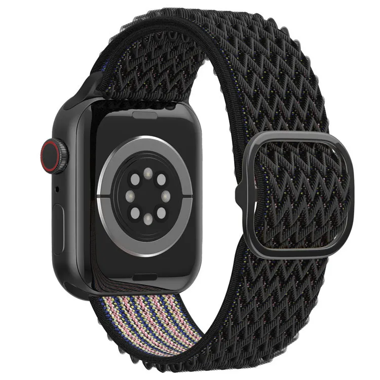 Accessories Wave Pattern Nylon Woven Adjustable Apple Watch Band