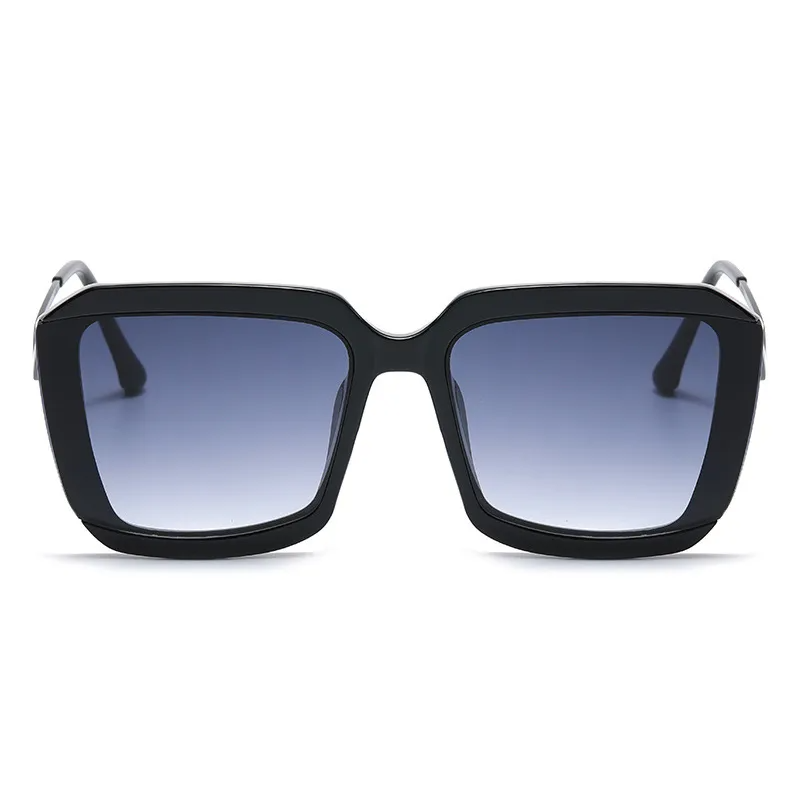 Accessories Square Frame Bend Glasses Sunglasses