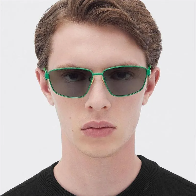 Accessories Unisex Vintage Square Metal Frame Sunglasses