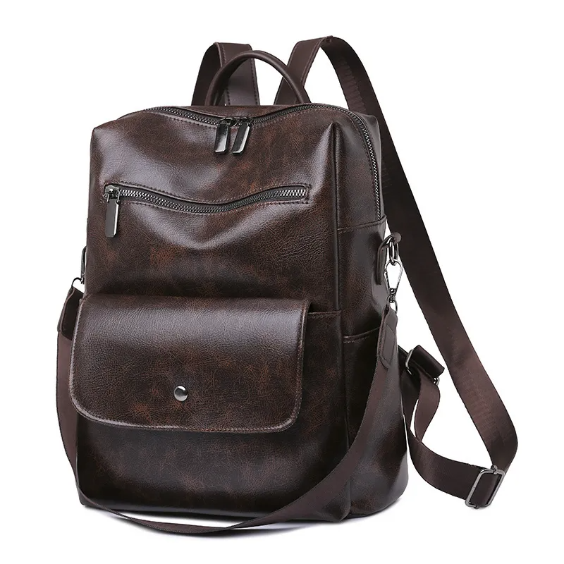 Accessories Women Casual Zipper Large Capacity Backpack
