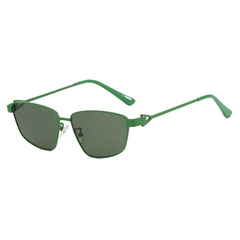 Accessories Unisex Vintage Square Metal Frame Sunglasses