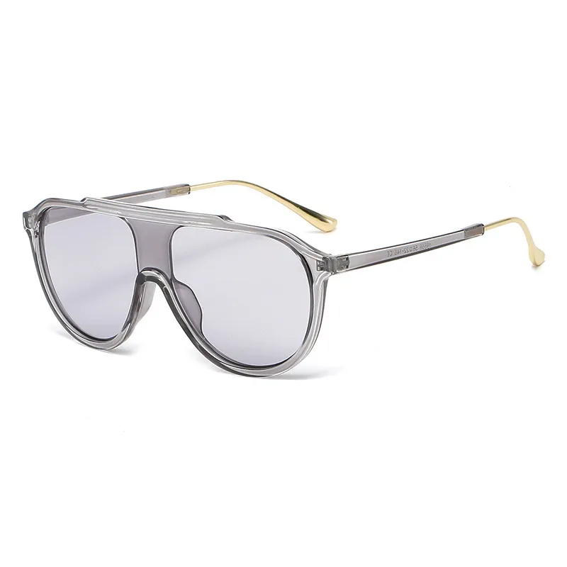 Accessories Unisex Big Frame All-Match One-Piece Sunglasses