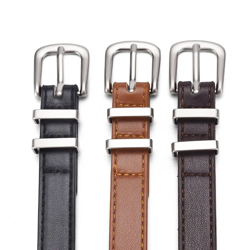 Accessories Women Simple Multicolor Thin Belt