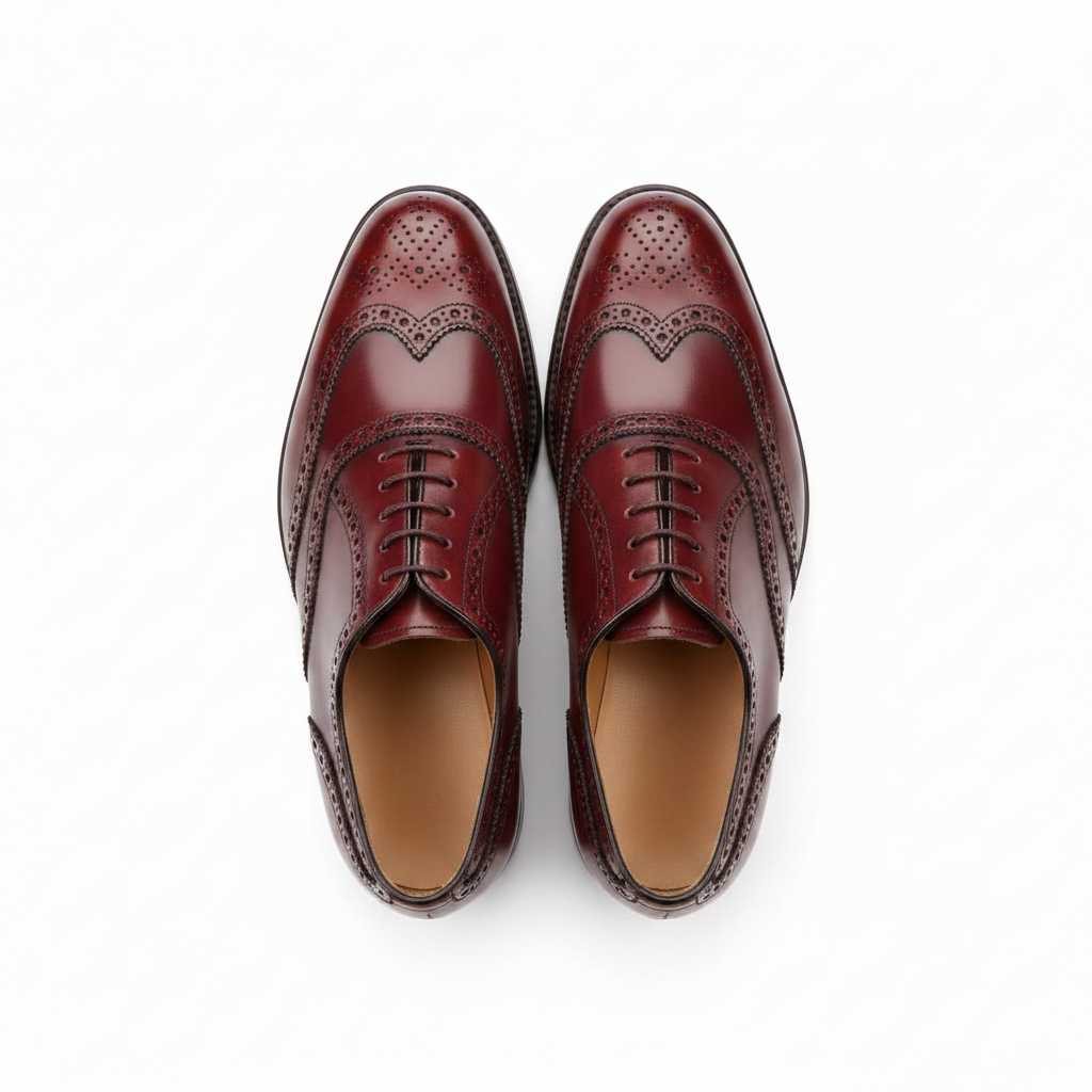 Men Genuine Calf Leather Oxford Formal Shoes