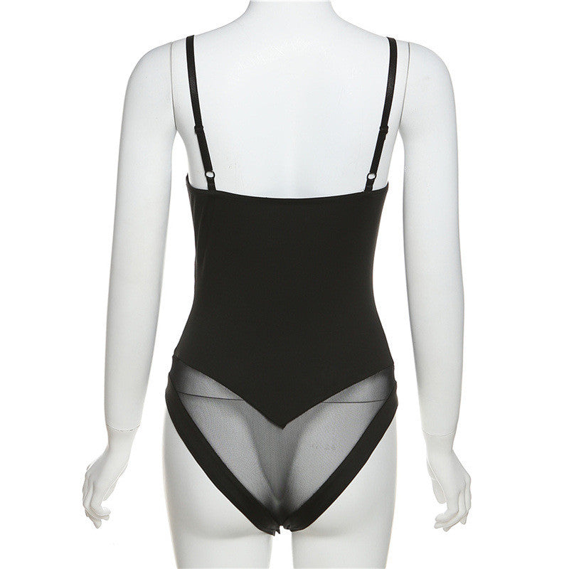 Women Basic Sleeveless Bodysuit