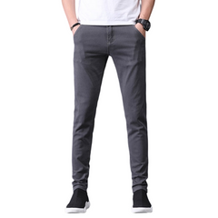 Mens Casual Stretch Fit Chino Pants